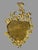 Antique Rococo Revival Gilt Cast Metal Mirrored Wall Sconce Candelabra 28.5” For Sale - Image 11 of 12