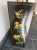 1950s Chinoiserie Black Lacquer Mop Chinese Cabinet Hand Painted For Sale - Image 4 of 15