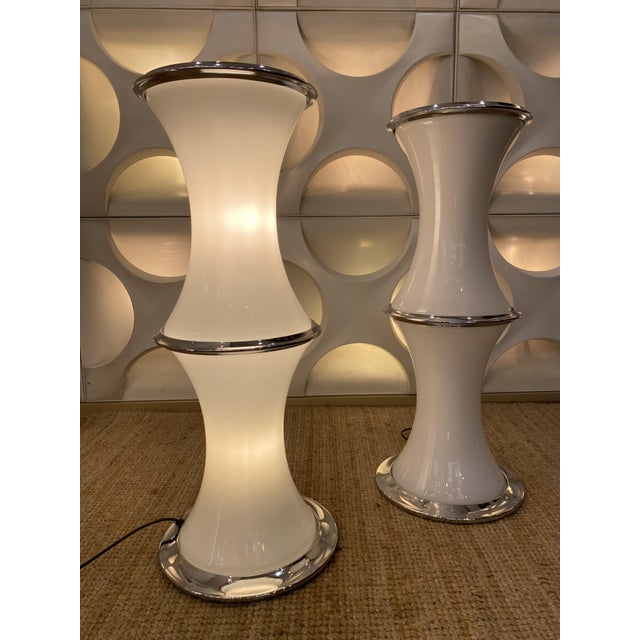 Vintage Table Lamps by Enrico Tronconi for Vistosi, 1960s, Set of 2 For Sale - Image 9 of 13