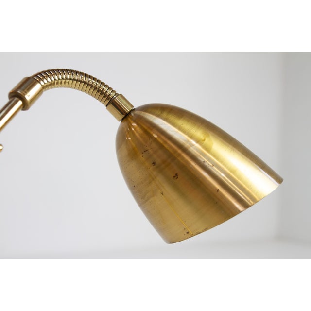 Swedish Brass Table Lamp, 1950s For Sale - Image 15 of 18