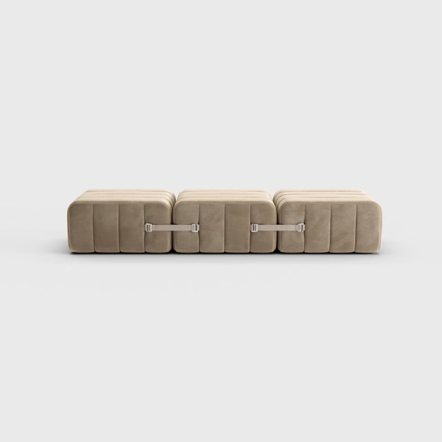 Contemporary 1-Seater Modular Sofa in Barcelona Fabric by Ambivalenz, Set of 3 For Sale - Image 3 of 15