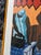 Mid-Century Modern Jacob Lawrence Framed Exhibition Poster "Ironers" – Custom Pop-Art Orange Gallery Frame For Sale - Image 3 of 7