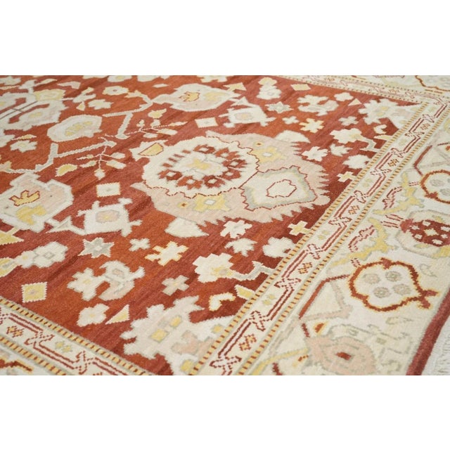 Oushak Rug 6' X 9' For Sale In New York - Image 6 of 10