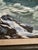 Vintage Original Oil Painting; Framed Seascape by Luella Bitterlie 1980s For Sale - Image 4 of 12