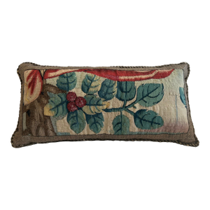 18th Century Bolour Brussels Antique Tapestry Pillow