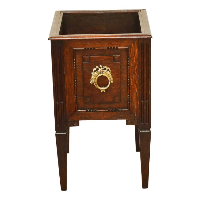 Biedermeier Planter with Stand, 1830s For Sale