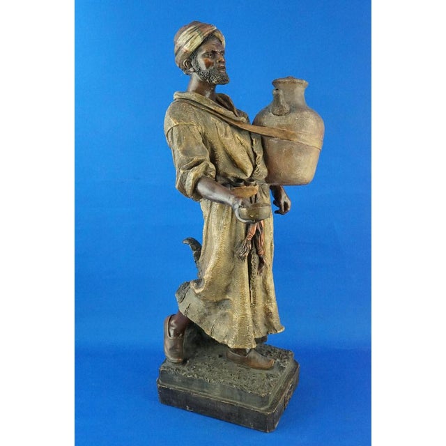 Sculpture of Man in Terracotta by Friedrich Goldscheider for Goldscheider, Austria, Late 1800s For Sale - Image 5 of 18