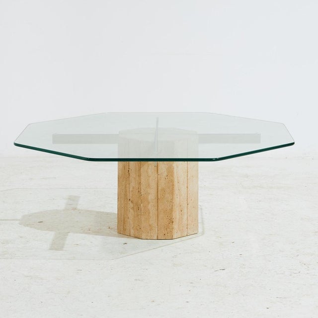 Italian Limestone Coffee Table, 1970s For Sale - Image 14 of 14