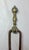 Up for sale is a nice pair of rare antique 18th century wrought iron and brass English fireplace tongs. The arms are...