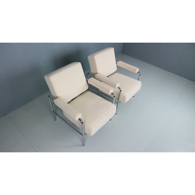 2000 - 2009 LC 13 Armchairs by Le Corbusier, 1931 / 2006, Set of 2 For Sale - Image 5 of 18