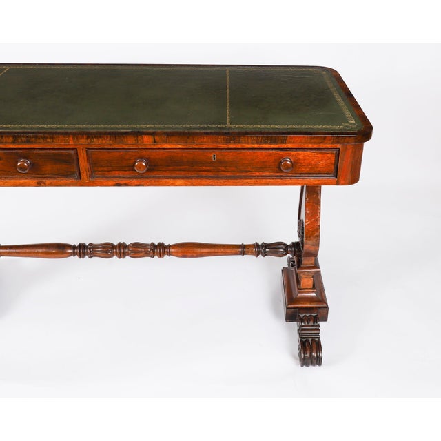 Metal Antique Regency Library Desk by Gonçalo Alves, 19th Century For Sale - Image 7 of 18