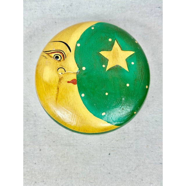 Vintage Celestial Moon and Star Box For Sale - Image 9 of 9