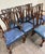 Late 20th Century Vintage English Chippendale Style Carved Mahogany Dining Chairs - Set of 8 For Sale - Image 5 of 12