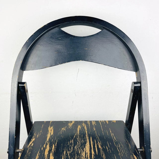 Italian Tric Folding Chairs by Achille and Pier Giacomo Castiglioni for BBB Emmebonacina, 1970s For Sale - Image 6 of 11