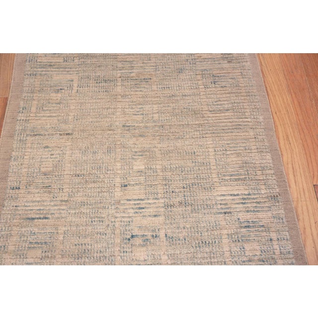 Textile Nazmiyal Collection Modern Runner Rug For Sale - Image 7 of 8