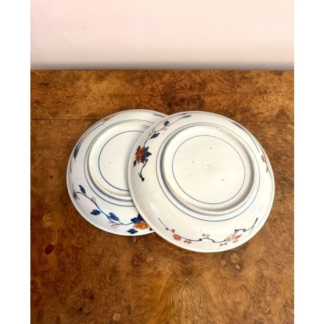 Antique Japanese Imari Plates, 1850, Set of 2 For Sale - Image 6 of 7