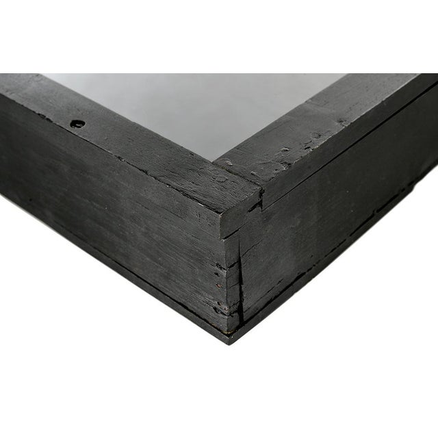 Small Display Case in Solid Wood with Black Patina For Sale - Image 4 of 5