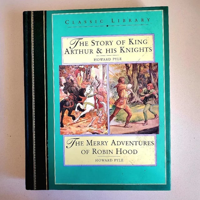 Vintage King Arthur & Robin Hood Hardcover Book For Sale - Image 11 of 11