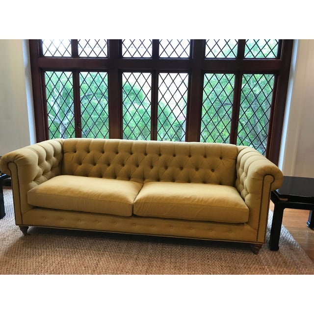 Anthropologie Lyre Chesterfield Sofa Sold Individually for 1500 Each