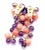 1980s Pair of Cartier Rose Gold Coral Amethyst Diamond Delices De Goa Earrings For Sale - Image 14 of 17