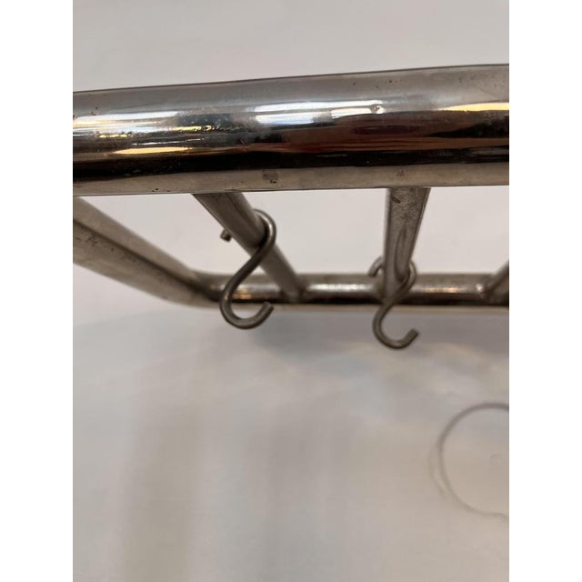 Silver Vintage Steel Tube Wardrobe, 1930s For Sale - Image 8 of 11