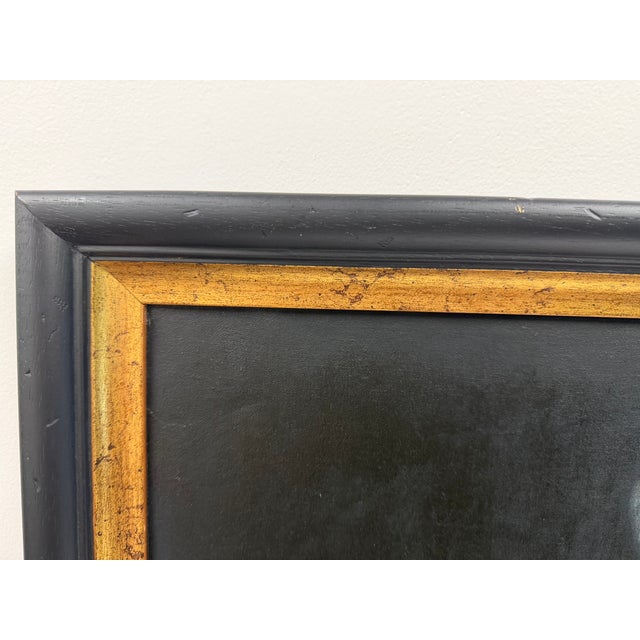 Gold Vintage Reproduction of "Lingering Melodies From the Xunyang River" After Chen Yifei - Signed For Sale - Image 8 of 10