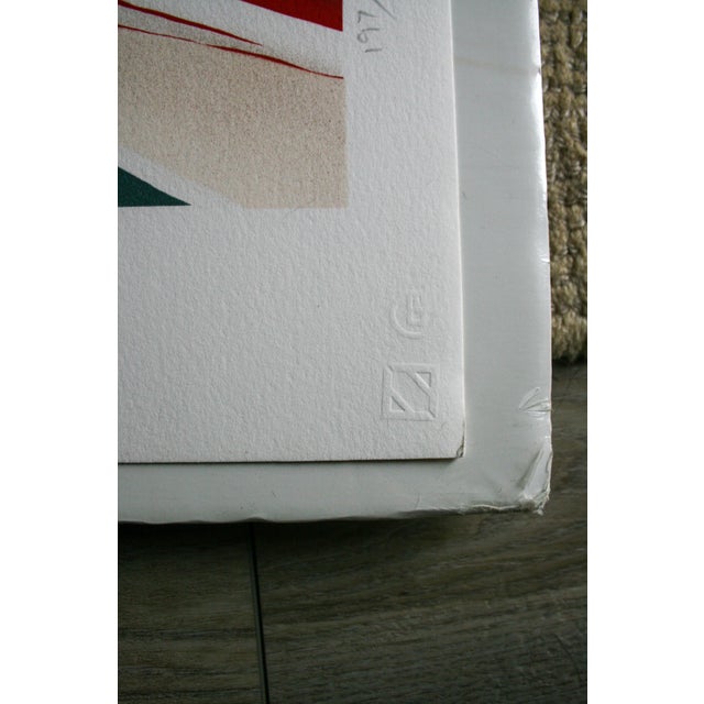 White Limited Edition "Stars and Stripes" Lithograph by Robert Anderson For Sale - Image 8 of 8