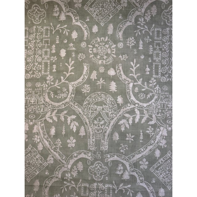 Sanderson Topiary View Thyme Fabric Dhif227338 Highgrove Fabrics Collection 3 Yards Indoor / Outdoor Brand: Sanderson...