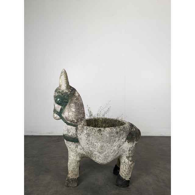 Cement Donkey Garden Decoration, in Very Good conditions.