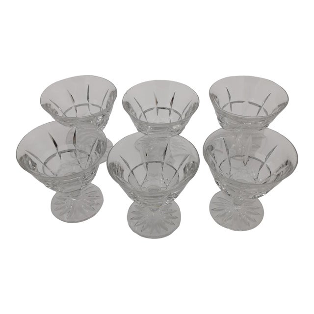 1930s Daum Crystal Champagne Coupes- Set of 6 For Sale