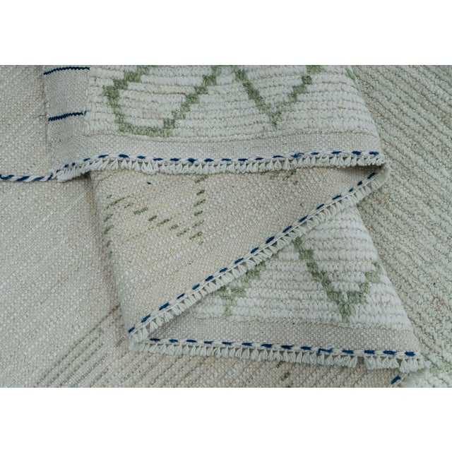 Textile Modern Handmade Rug 10'6" x 13'11" #17168 For Sale - Image 7 of 8