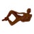 Vintage Mid Century Modern Abstract Reclining Nude Female Sculpture High Gloss Produced by Jaru For Sale