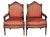 1990s Regency Style Minton Spidell Mahogany Fauteuil Arm Chair W Down Cushion - 1 of 2 For Sale - Image 5 of 5