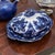 A scarce antique W. Adams & Co. Fairy Villas Flow Blue covered serving dish produced in Staffordshire, England during the...