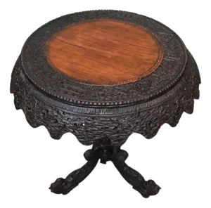 Antique Burmese Side Table, 1880s