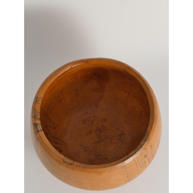Mid-Century Modern Hand-Carved Wood Bowl by James Eriksson, 1970s For Sale - Image 9 of 17