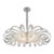 Large 1940s Barovier & Toso Murano Chandelier – Pulegoso Glass With Floral Elements For Sale
