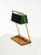 Large Table Lamp with Brass Frame, Teak Base, and Green Lampshade from Temde, 1960s For Sale - Image 13 of 18