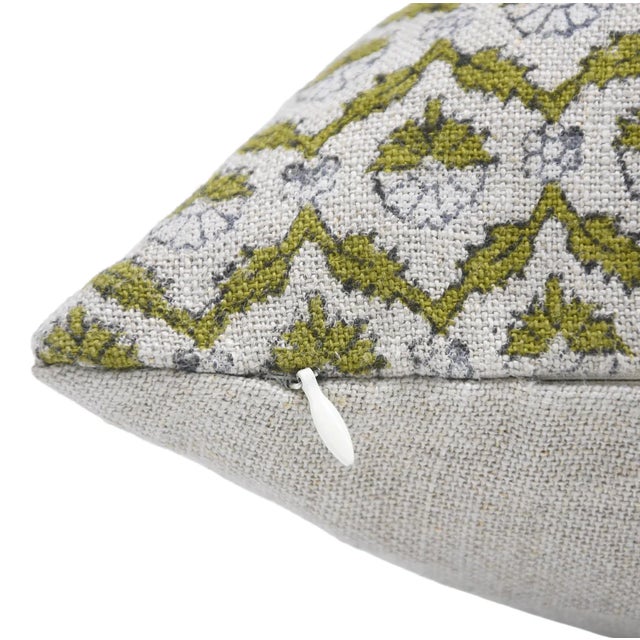 Fabdivine Block Print Pillow Cover 18x18 Inch - Shehnaz For Sale - Image 4 of 4