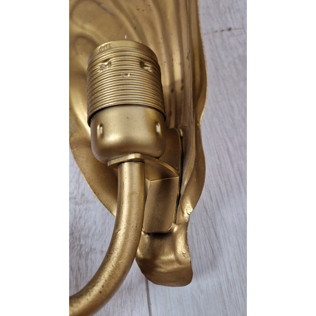 Metal Brass Wall Lamps by Carlo Giorgi for Bottega Gadda, 1960s, Set of 2 For Sale - Image 7 of 12