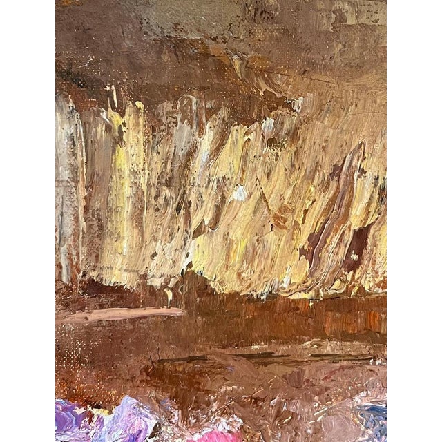 Otto Vautier, Flowers in a Vase, Oil on Canvas For Sale - Image 6 of 11