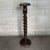 Vintage Italian Wood Torchon Pedestal Column, 1960s For Sale - Image 3 of 11
