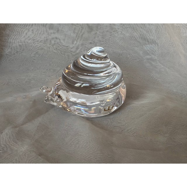 Display this vintage Kosta Boda art glass snail on your home office desk as a paperweight or on a living room shelf as a...