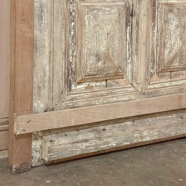 19th Century Exterior Door in Original Jam With Transom For Sale - Image 11 of 12