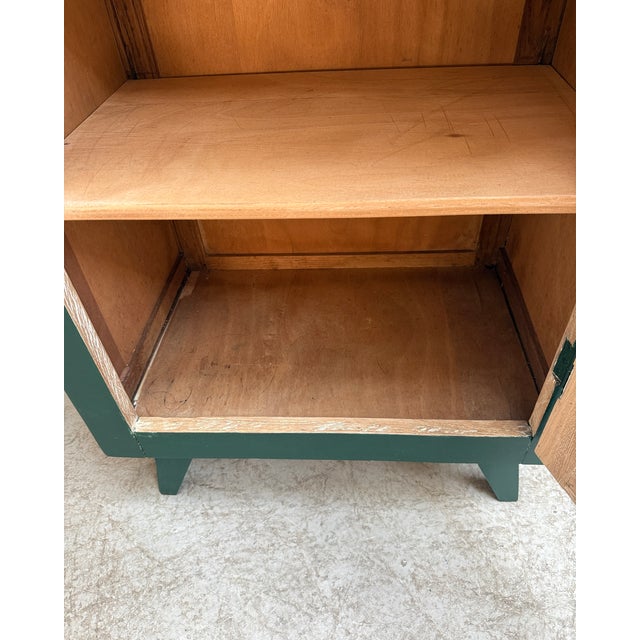 Dark Green Parisian Bonnetière, 1950s For Sale - Image 9 of 12