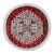 Jaldar Pak-Persian Red/Grey Round Rug -1'8 X 1'9 For Sale
