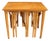 Circa 1960-70 Mid Century Modern Danish Table With Three Nesting Tables For Sale