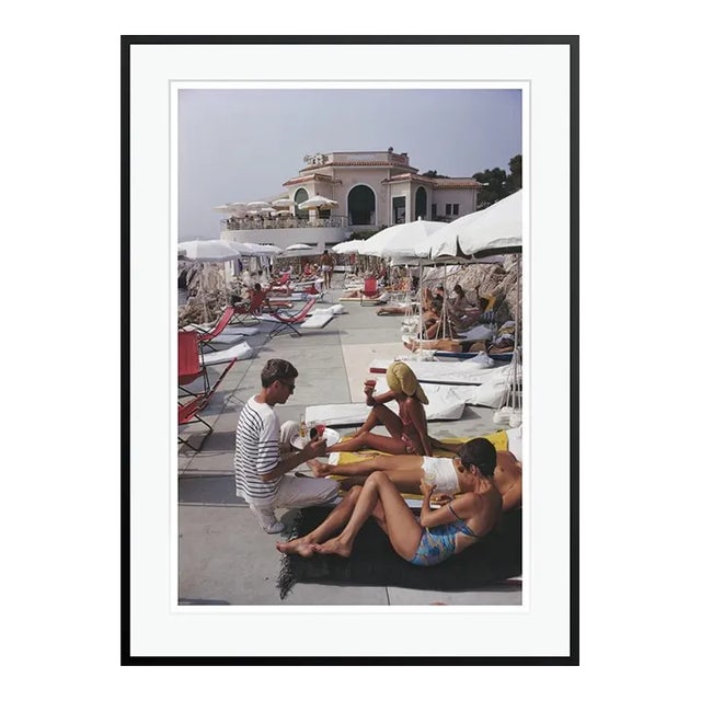 Contemporary Hotel Du Cap 1969 by Slim Aarons Black Framed C-Print For Sale