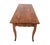 French Provincial Cherry Farmhouse Dining Table For Sale - Image 4 of 12