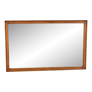 Drexel Mid-Century Modern Large Walnut Framed Wall Mirror, 1960s